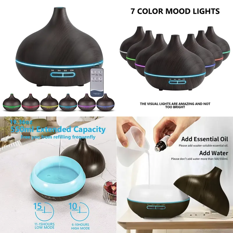 Essential Oils - Difusor de Aroma USB de 550