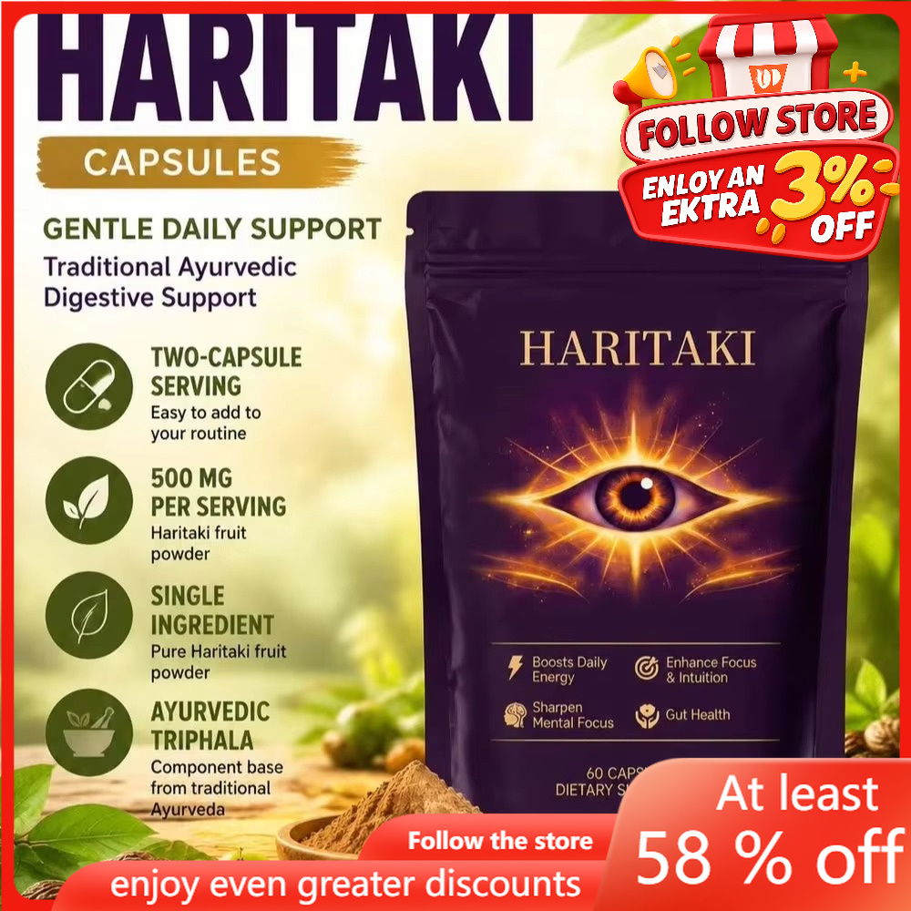 Herbal Tea - Cápsulas de HARITAKI para Energía Diaria,