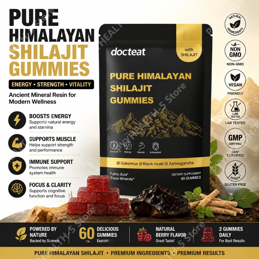 Gomitas de Shilajit Puro del H - Herbal Supplement reseña y precio