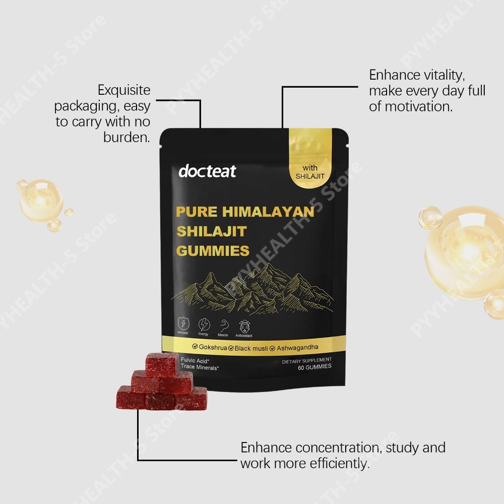 Gomitas de Shilajit Puro del H - Herbal Supplement reseña y precio