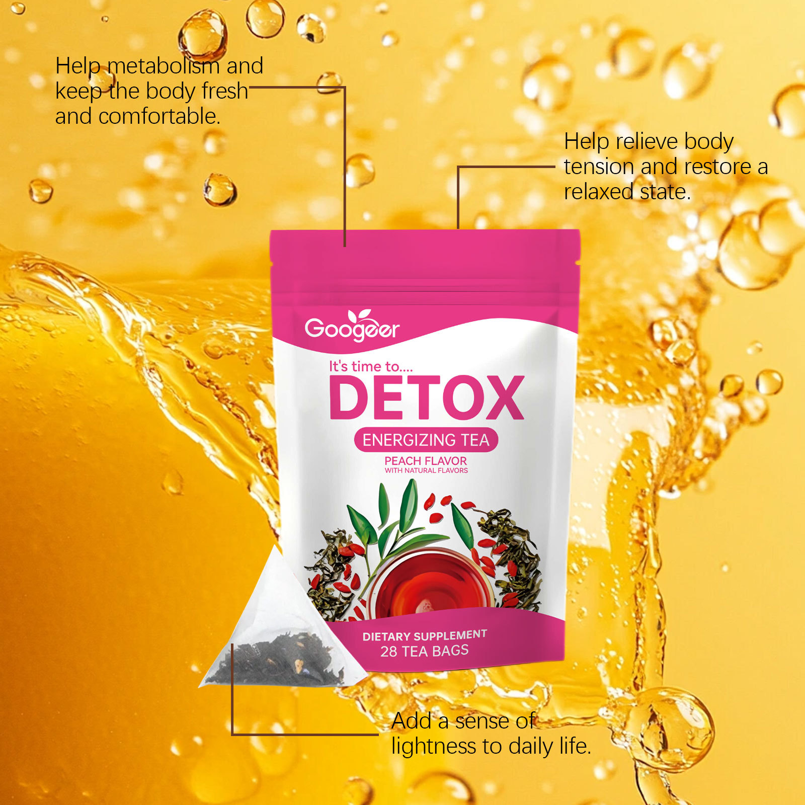 Té de limpieza desintoxicante  - Herbal Tea reseña y precio