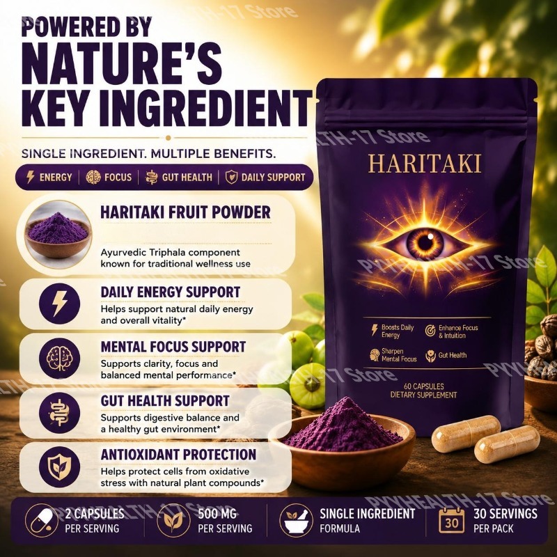 Cápsulas de HARITAKI para Ener - Herbal Tea reseña y precio