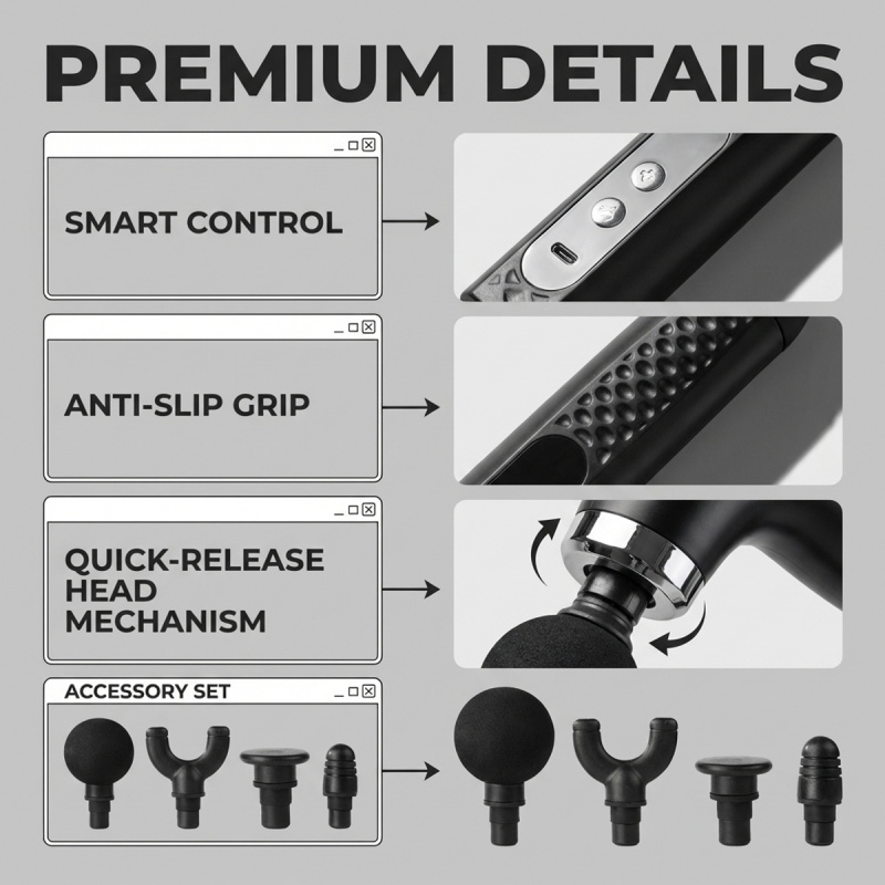 Pistola de Masaje Muscular Elé - Health Wellness reseña y precio