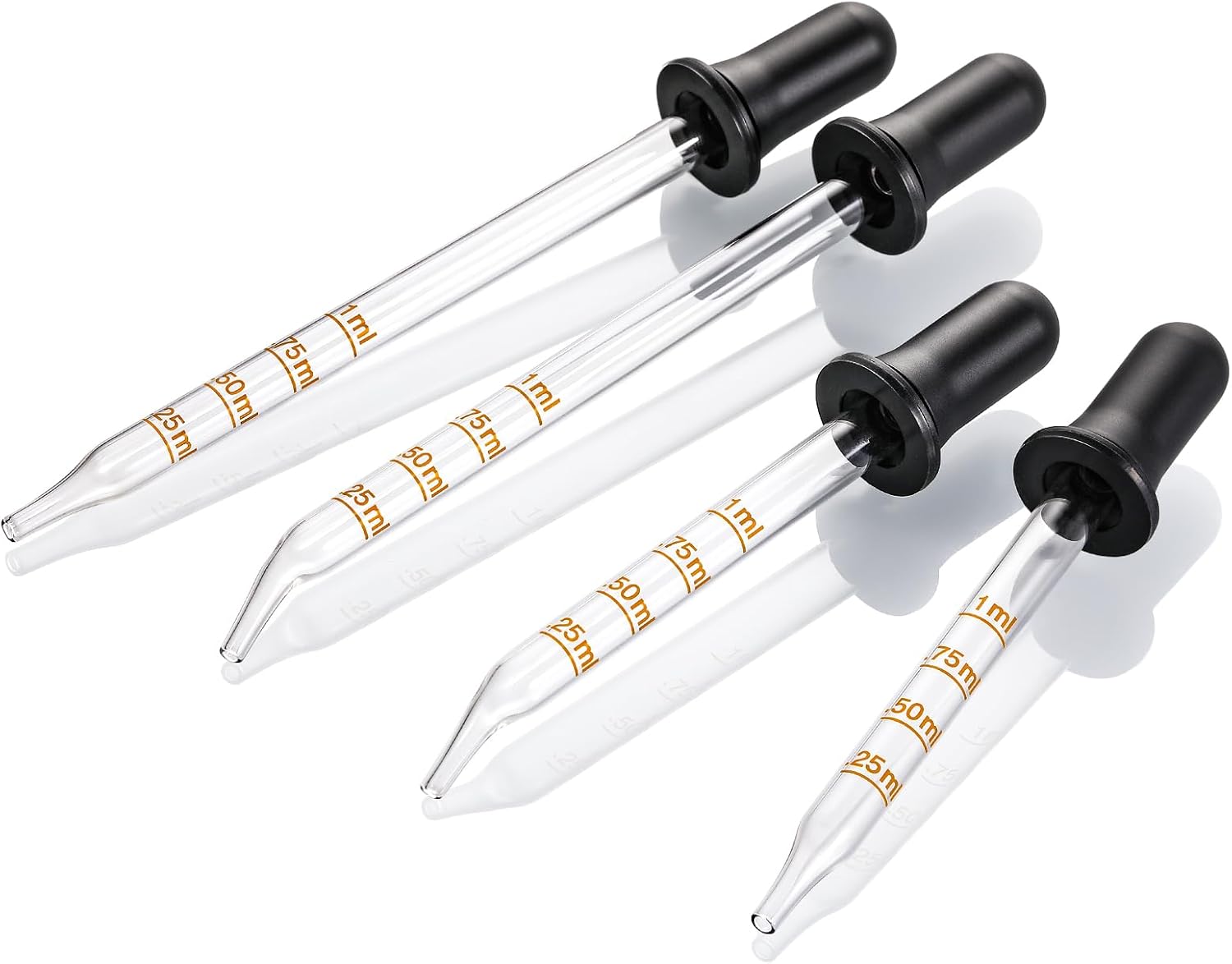 4 piezas de goteros de vidrio  - Essential Oils reseña y precio